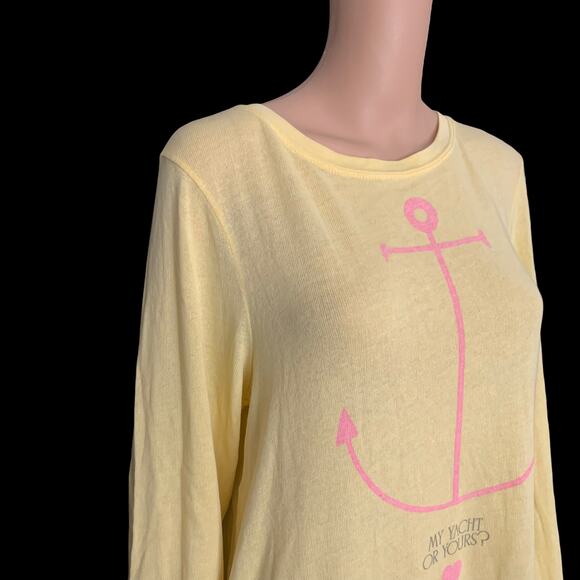 NEW Wildfox My Yacht or Yours Summer Sailing Sweater L - Picture 5 of 11